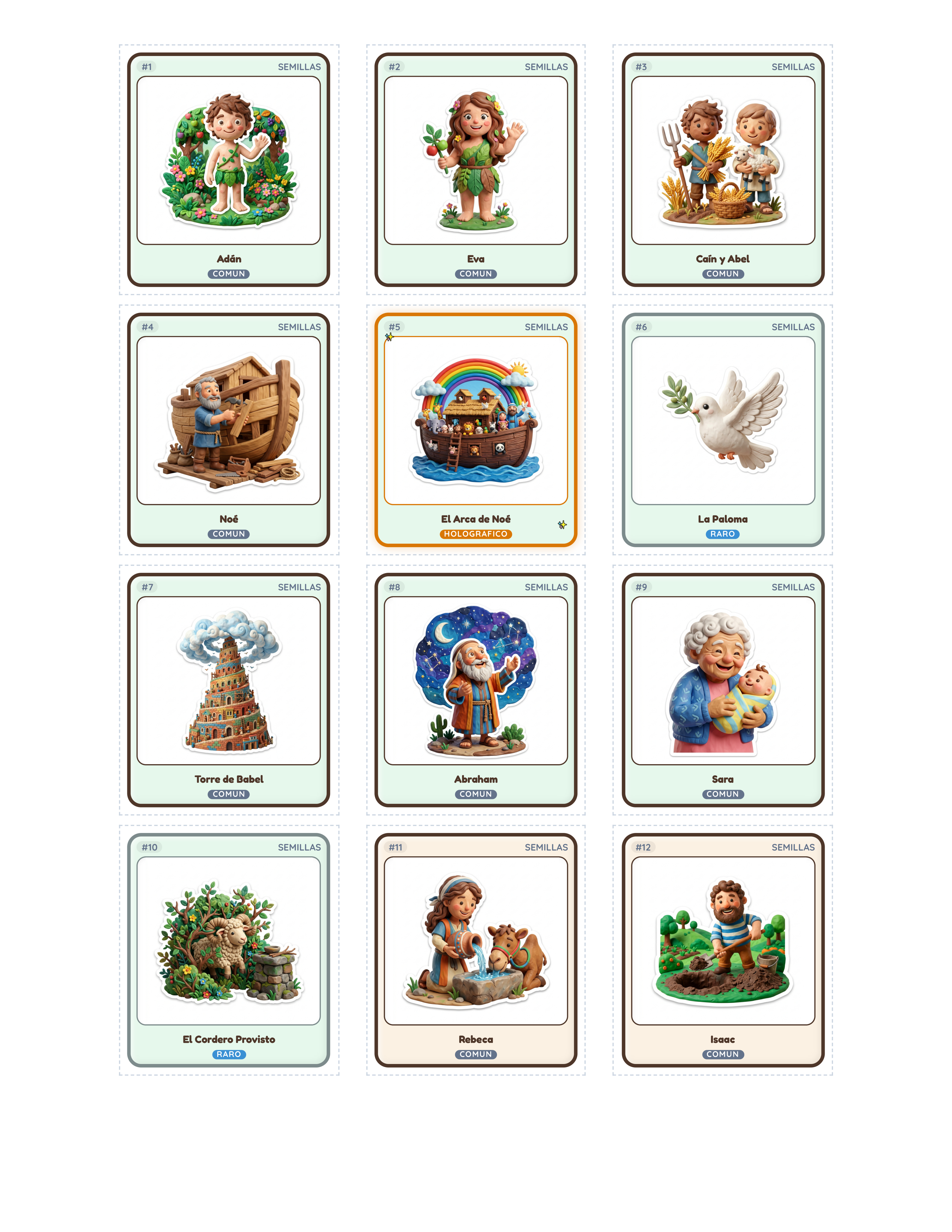 Plancha de figuritas 1